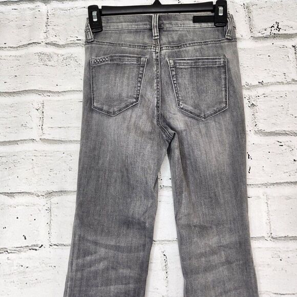 BlankNYC The Vandam Gray Wash Jeans Kick Flare High Rise Womens 24 - Picture 7 of 11
